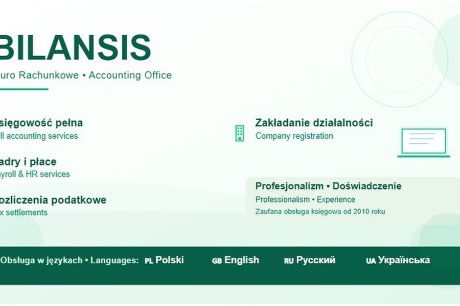 Biuro rachunkowe “BILANSIS” - Stalowa Wola