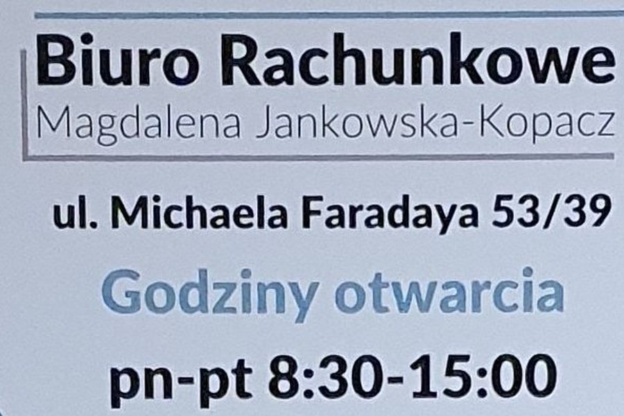 Biuro Rachunkowe Magdalena Jankowska-Kopacz - Częstochowa