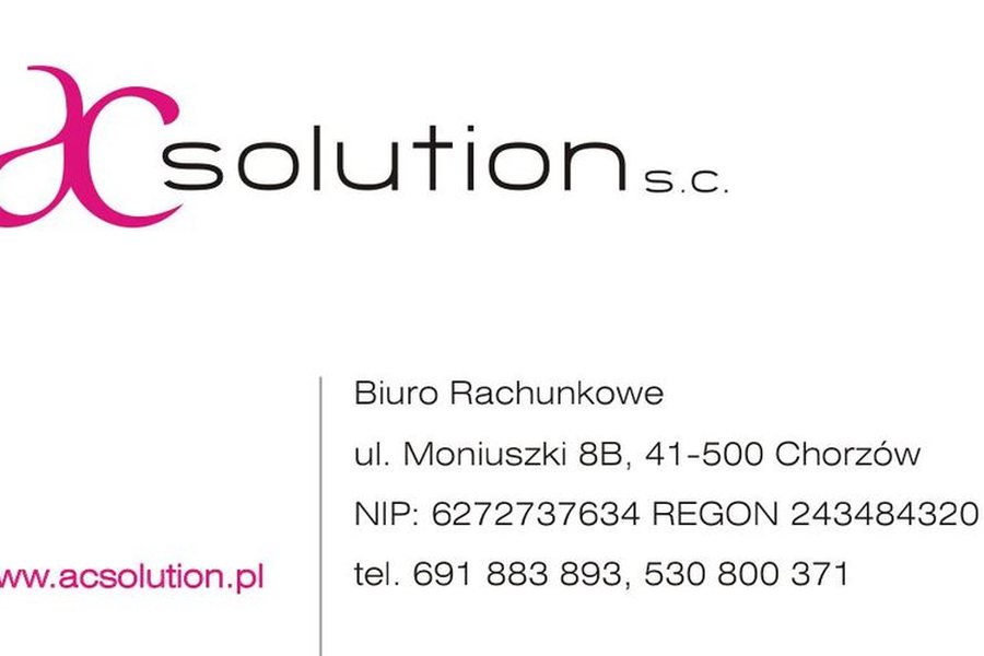 AC Solution s.c. Biuro rachunkowe - Bytom